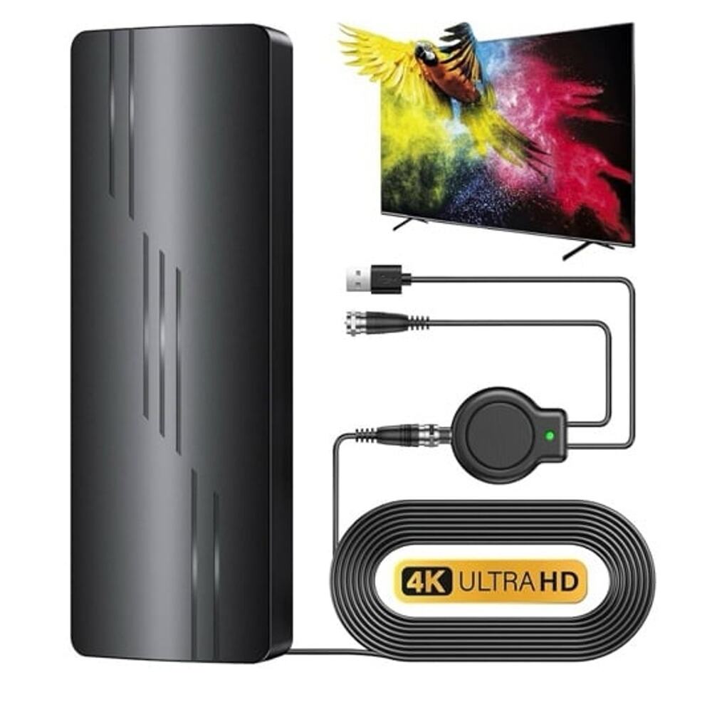 2025 Upgraded TV Antenna for Smart TV, 1800+ Miles Range Strongest for Local